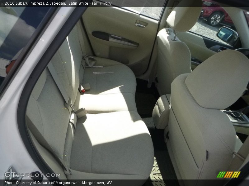 Satin White Pearl / Ivory 2010 Subaru Impreza 2.5i Sedan