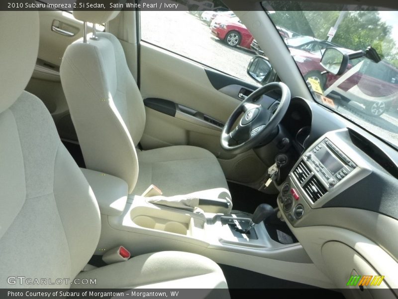 Satin White Pearl / Ivory 2010 Subaru Impreza 2.5i Sedan