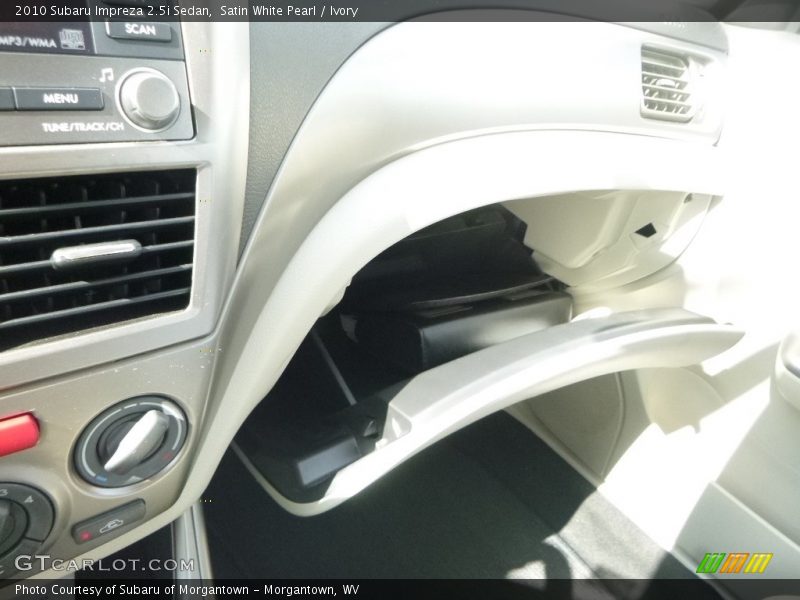 Satin White Pearl / Ivory 2010 Subaru Impreza 2.5i Sedan