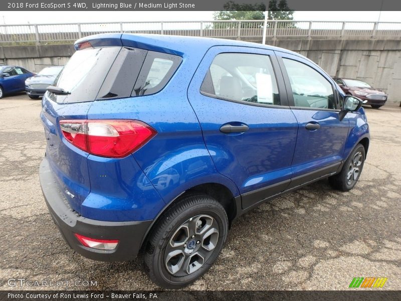 Lightning Blue / Medium Light Stone 2018 Ford EcoSport S 4WD