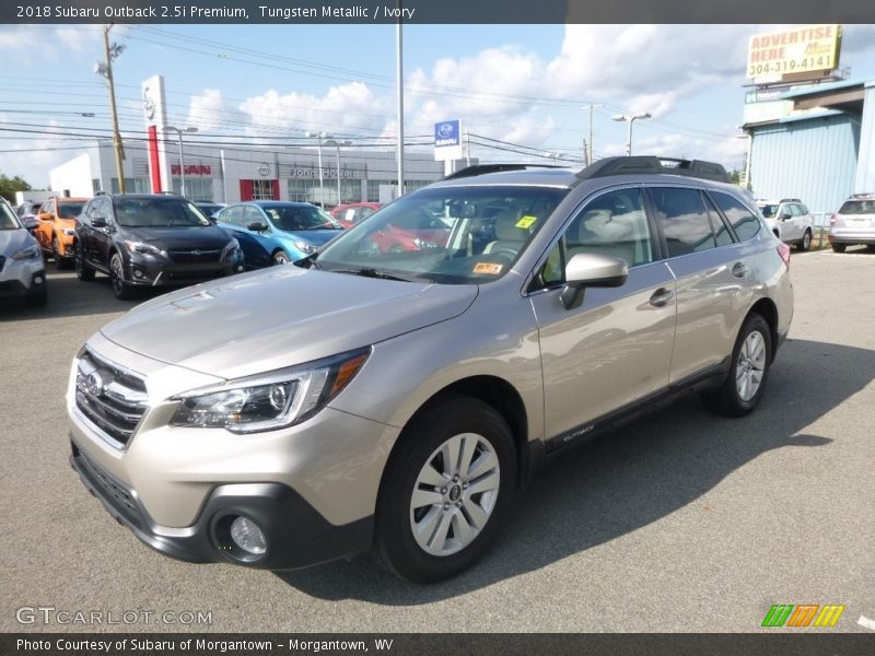 Tungsten Metallic / Ivory 2018 Subaru Outback 2.5i Premium