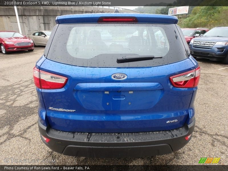 Lightning Blue / Medium Light Stone 2018 Ford EcoSport S 4WD