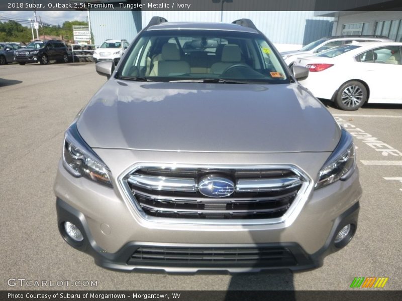 Tungsten Metallic / Ivory 2018 Subaru Outback 2.5i Premium