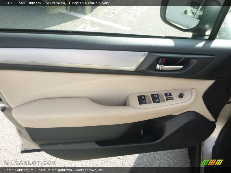 Tungsten Metallic / Ivory 2018 Subaru Outback 2.5i Premium