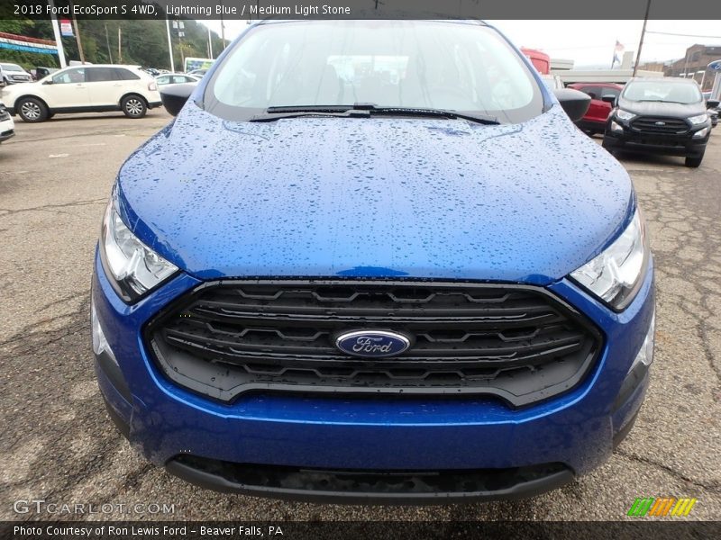 Lightning Blue / Medium Light Stone 2018 Ford EcoSport S 4WD