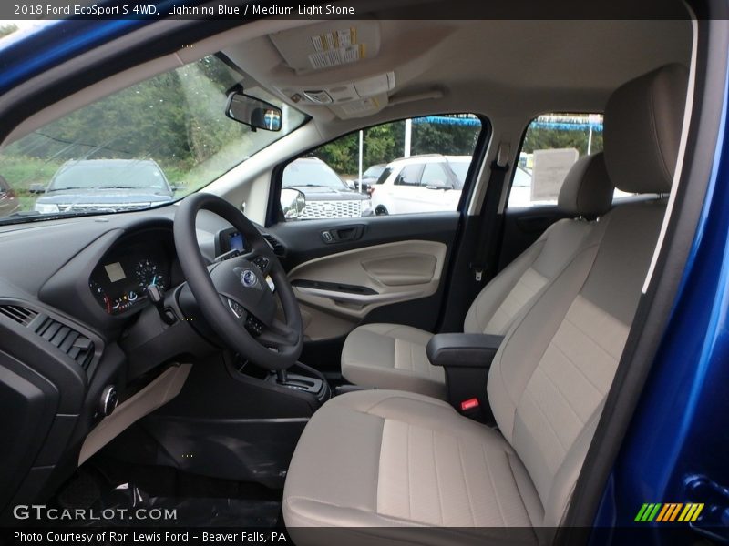 Lightning Blue / Medium Light Stone 2018 Ford EcoSport S 4WD