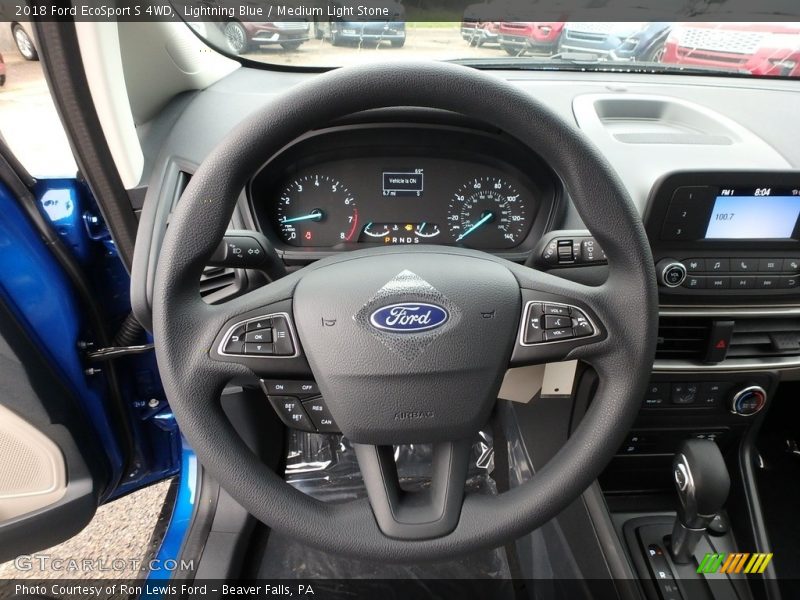 Lightning Blue / Medium Light Stone 2018 Ford EcoSport S 4WD