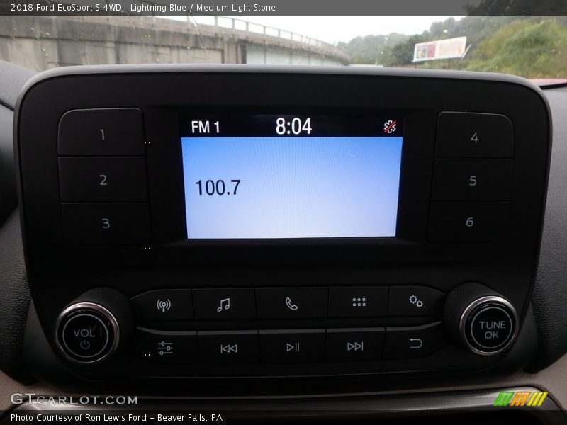 Lightning Blue / Medium Light Stone 2018 Ford EcoSport S 4WD