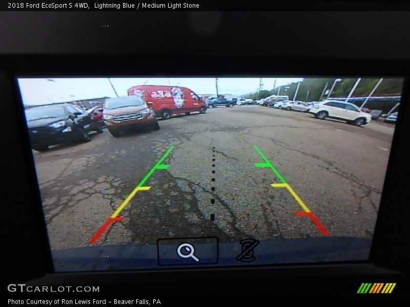 Lightning Blue / Medium Light Stone 2018 Ford EcoSport S 4WD