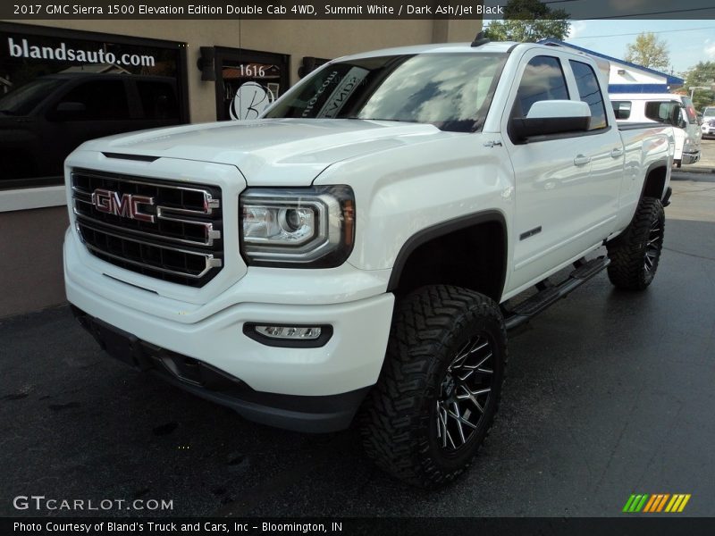 Summit White / Dark Ash/Jet Black 2017 GMC Sierra 1500 Elevation Edition Double Cab 4WD