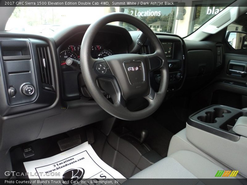 Summit White / Dark Ash/Jet Black 2017 GMC Sierra 1500 Elevation Edition Double Cab 4WD