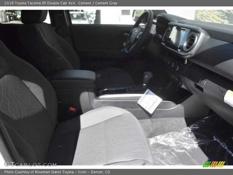 Cement / Cement Gray 2018 Toyota Tacoma SR Double Cab 4x4