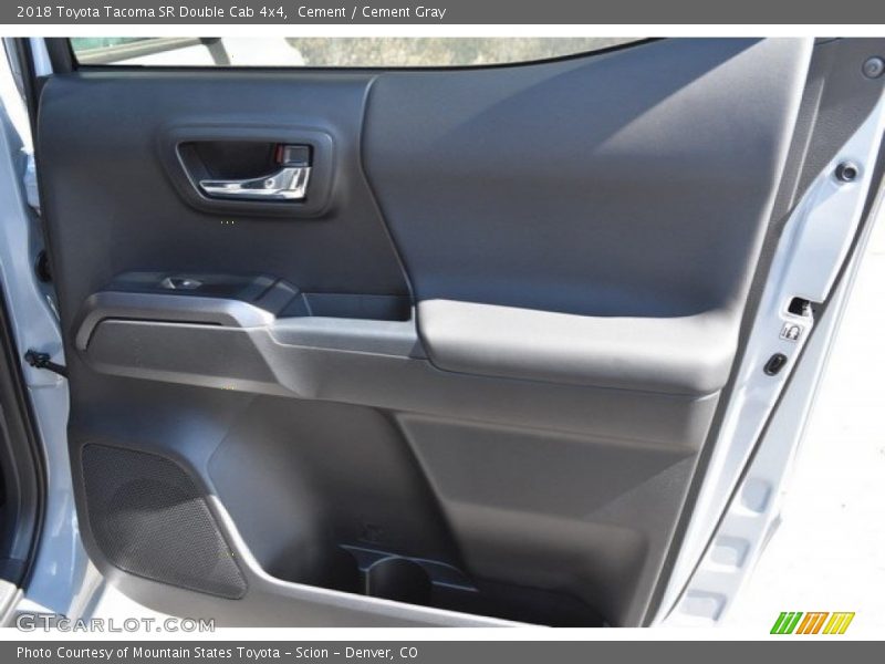 Cement / Cement Gray 2018 Toyota Tacoma SR Double Cab 4x4