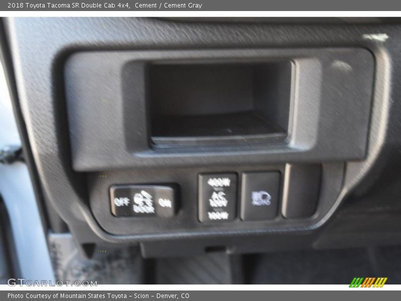 Cement / Cement Gray 2018 Toyota Tacoma SR Double Cab 4x4