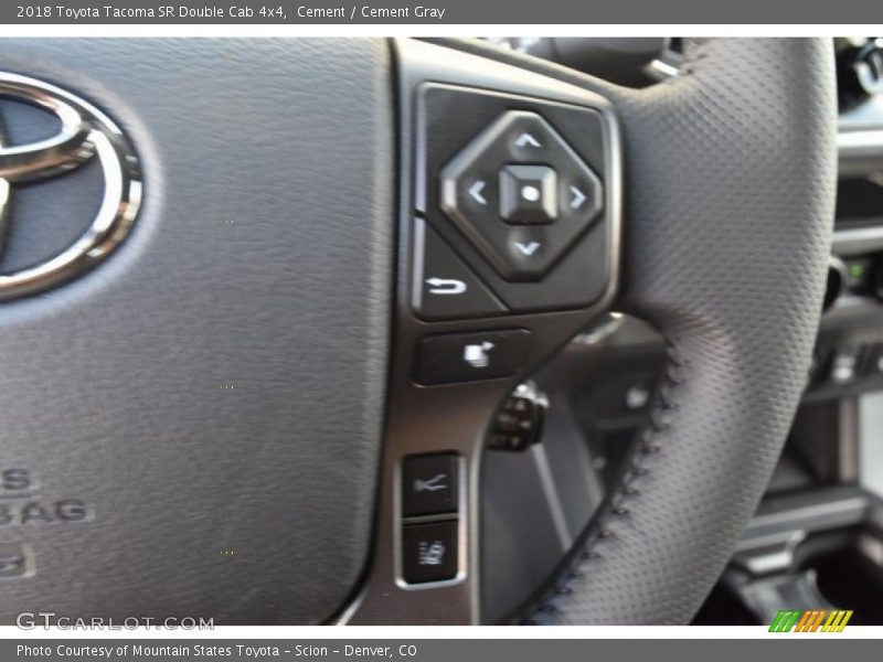 Cement / Cement Gray 2018 Toyota Tacoma SR Double Cab 4x4
