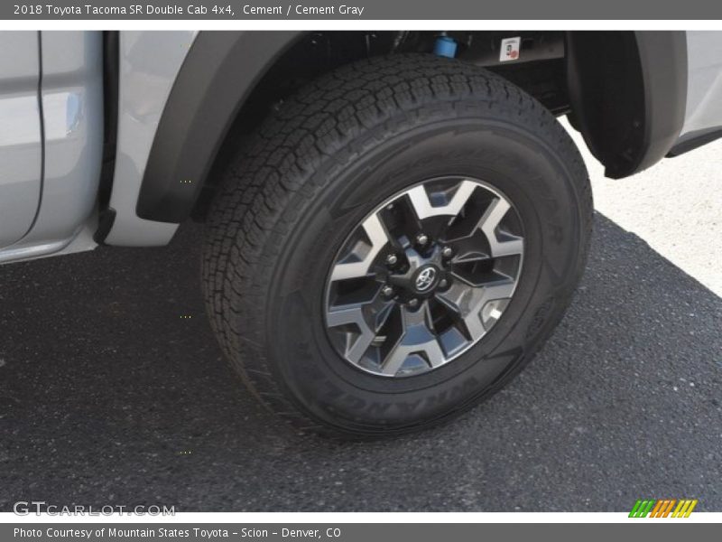 Cement / Cement Gray 2018 Toyota Tacoma SR Double Cab 4x4