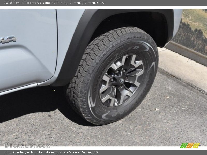 Cement / Cement Gray 2018 Toyota Tacoma SR Double Cab 4x4