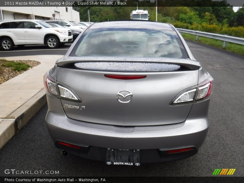 Liquid Silver Metallic / Black 2011 Mazda MAZDA3 i Touring 4 Door