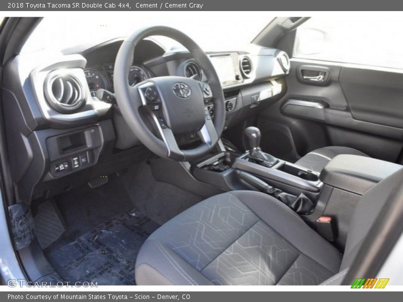 Cement / Cement Gray 2018 Toyota Tacoma SR Double Cab 4x4