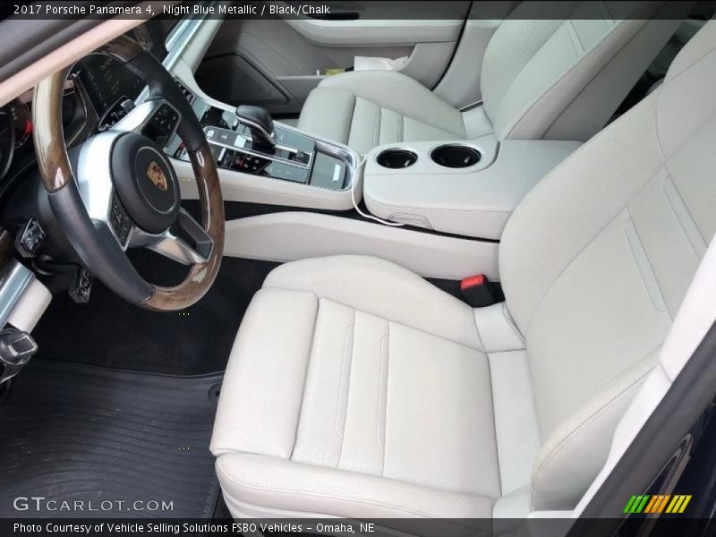 Night Blue Metallic / Black/Chalk 2017 Porsche Panamera 4