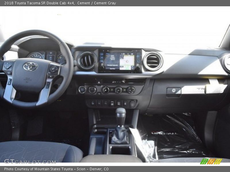 Cement / Cement Gray 2018 Toyota Tacoma SR Double Cab 4x4