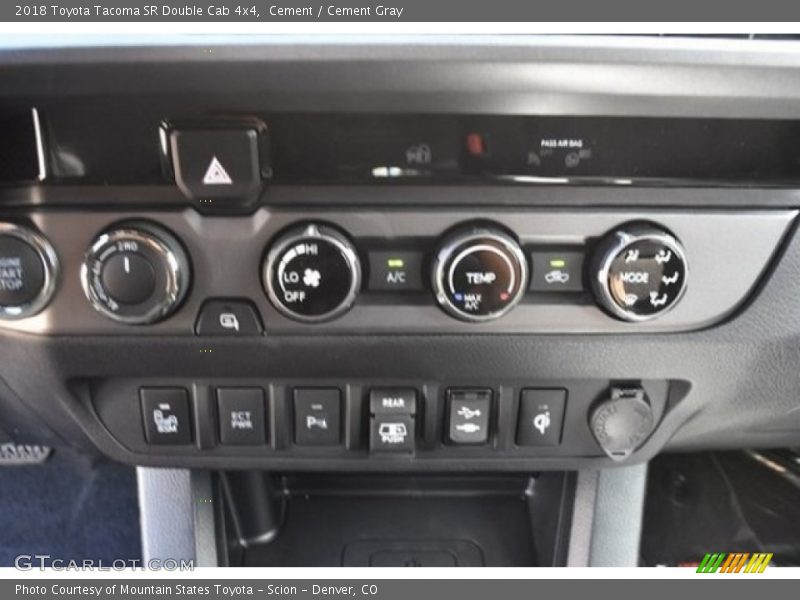 Cement / Cement Gray 2018 Toyota Tacoma SR Double Cab 4x4