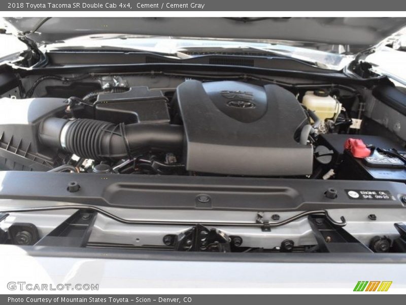 Cement / Cement Gray 2018 Toyota Tacoma SR Double Cab 4x4