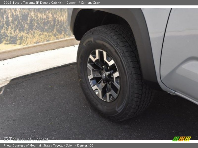Cement / Cement Gray 2018 Toyota Tacoma SR Double Cab 4x4