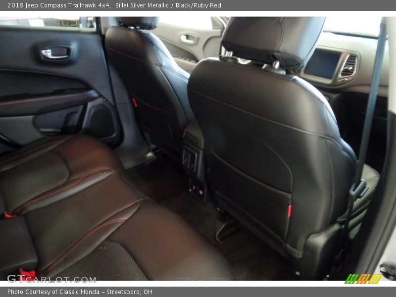 Billet Silver Metallic / Black/Ruby Red 2018 Jeep Compass Trailhawk 4x4