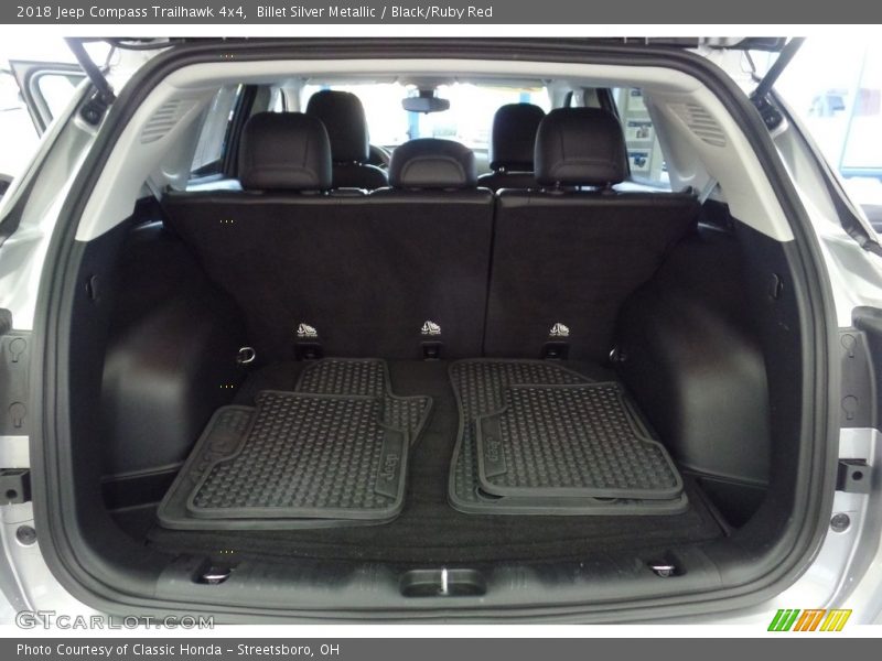 Billet Silver Metallic / Black/Ruby Red 2018 Jeep Compass Trailhawk 4x4