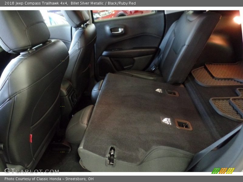 Billet Silver Metallic / Black/Ruby Red 2018 Jeep Compass Trailhawk 4x4