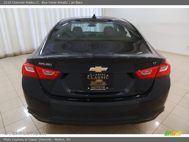 Blue Velvet Metallic / Jet Black 2018 Chevrolet Malibu LT