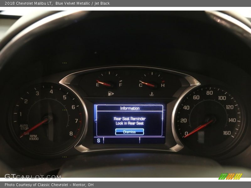 Blue Velvet Metallic / Jet Black 2018 Chevrolet Malibu LT