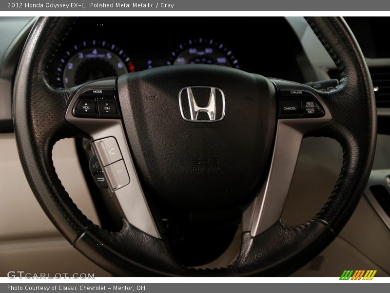 Polished Metal Metallic / Gray 2012 Honda Odyssey EX-L
