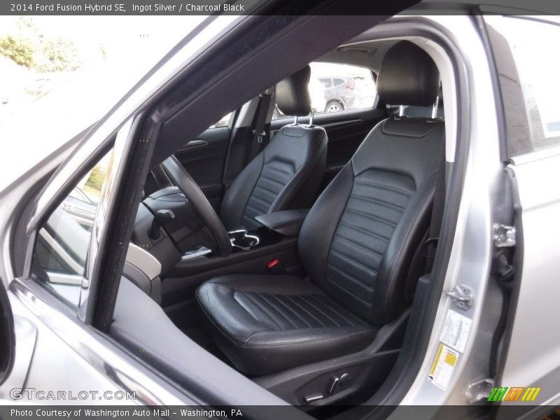 Ingot Silver / Charcoal Black 2014 Ford Fusion Hybrid SE