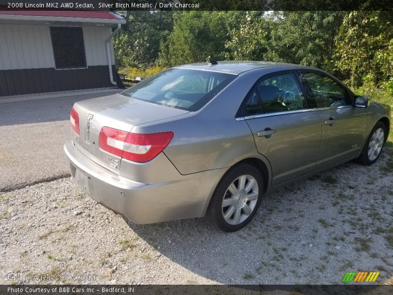 Silver Birch Metallic / Dark Charcoal 2008 Lincoln MKZ AWD Sedan