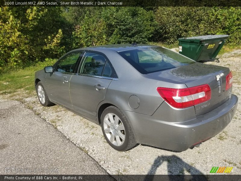 Silver Birch Metallic / Dark Charcoal 2008 Lincoln MKZ AWD Sedan
