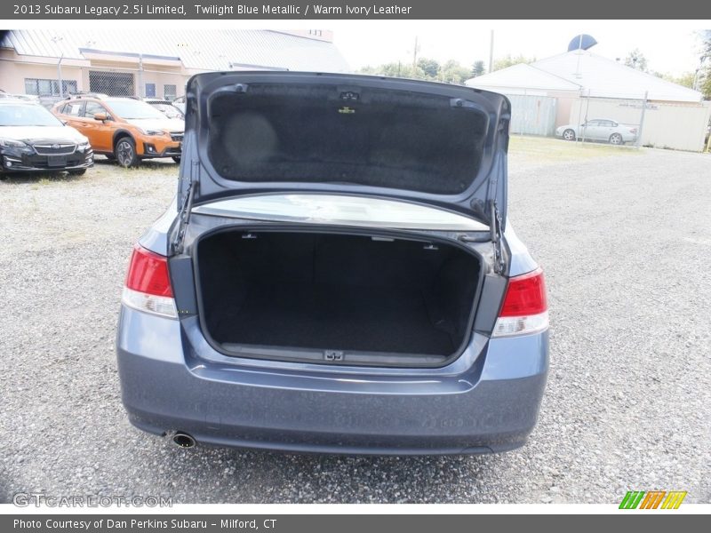 Twilight Blue Metallic / Warm Ivory Leather 2013 Subaru Legacy 2.5i Limited