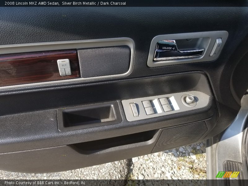 Silver Birch Metallic / Dark Charcoal 2008 Lincoln MKZ AWD Sedan