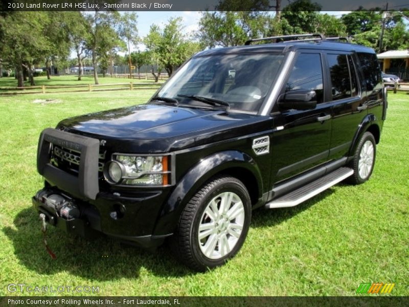 Santorini Black / Ebony 2010 Land Rover LR4 HSE Lux