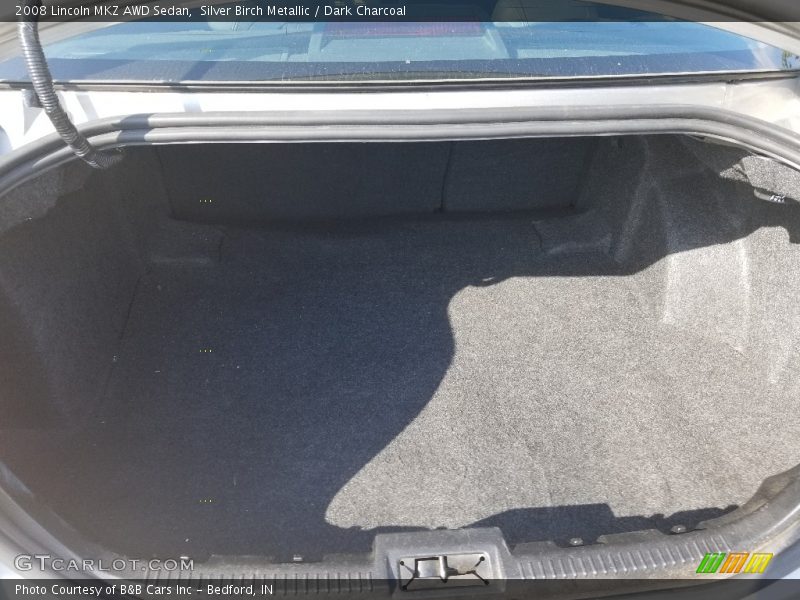 Silver Birch Metallic / Dark Charcoal 2008 Lincoln MKZ AWD Sedan