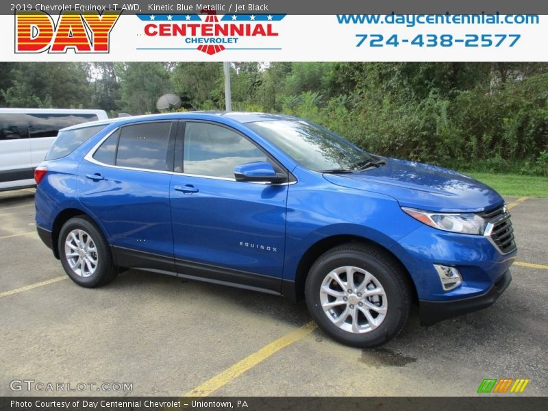 Kinetic Blue Metallic / Jet Black 2019 Chevrolet Equinox LT AWD