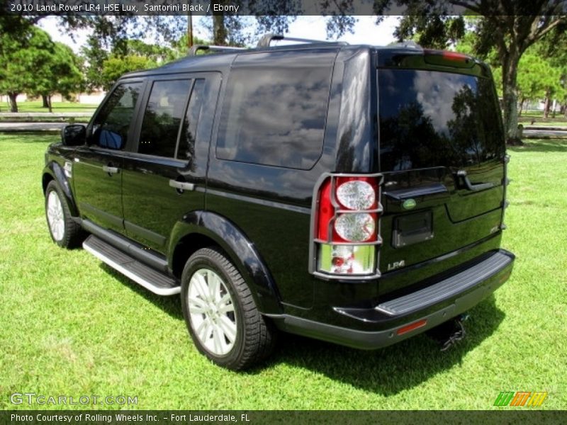 Santorini Black / Ebony 2010 Land Rover LR4 HSE Lux