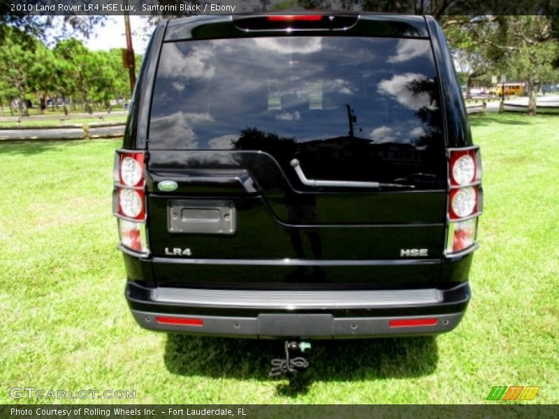 Santorini Black / Ebony 2010 Land Rover LR4 HSE Lux