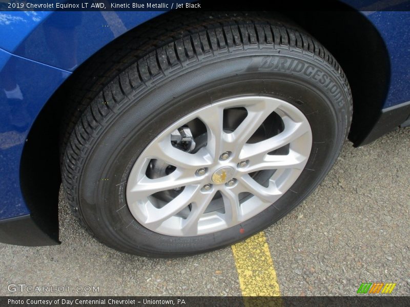 Kinetic Blue Metallic / Jet Black 2019 Chevrolet Equinox LT AWD