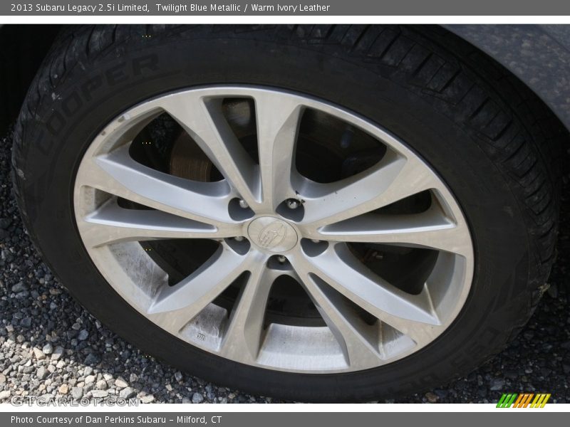 Twilight Blue Metallic / Warm Ivory Leather 2013 Subaru Legacy 2.5i Limited