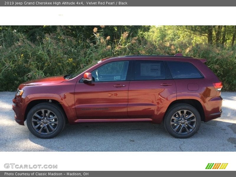  2019 Grand Cherokee High Altitude 4x4 Velvet Red Pearl