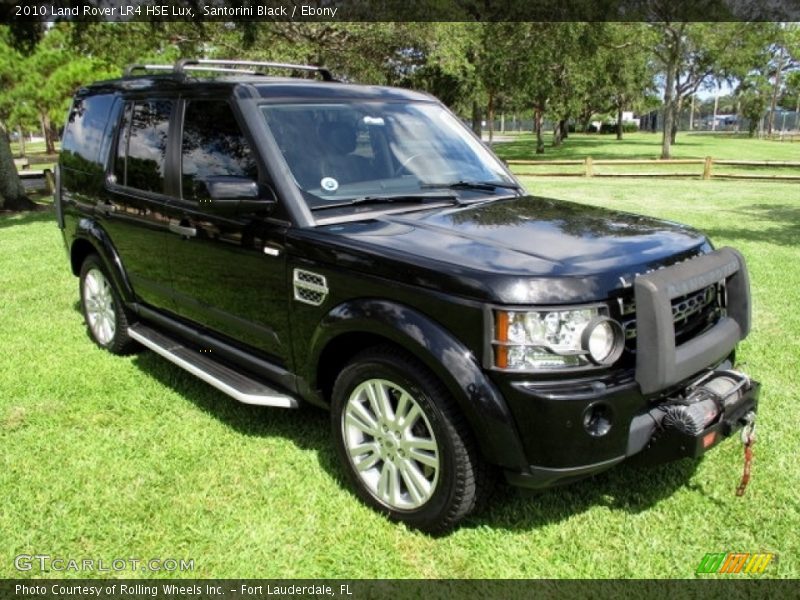 Santorini Black / Ebony 2010 Land Rover LR4 HSE Lux