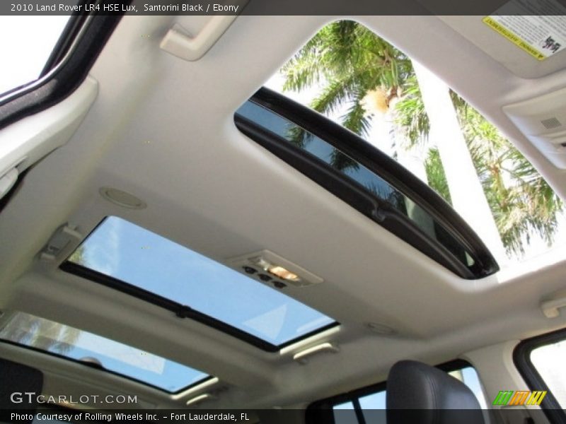 Santorini Black / Ebony 2010 Land Rover LR4 HSE Lux