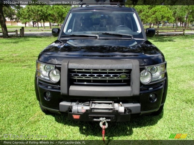 Santorini Black / Ebony 2010 Land Rover LR4 HSE Lux